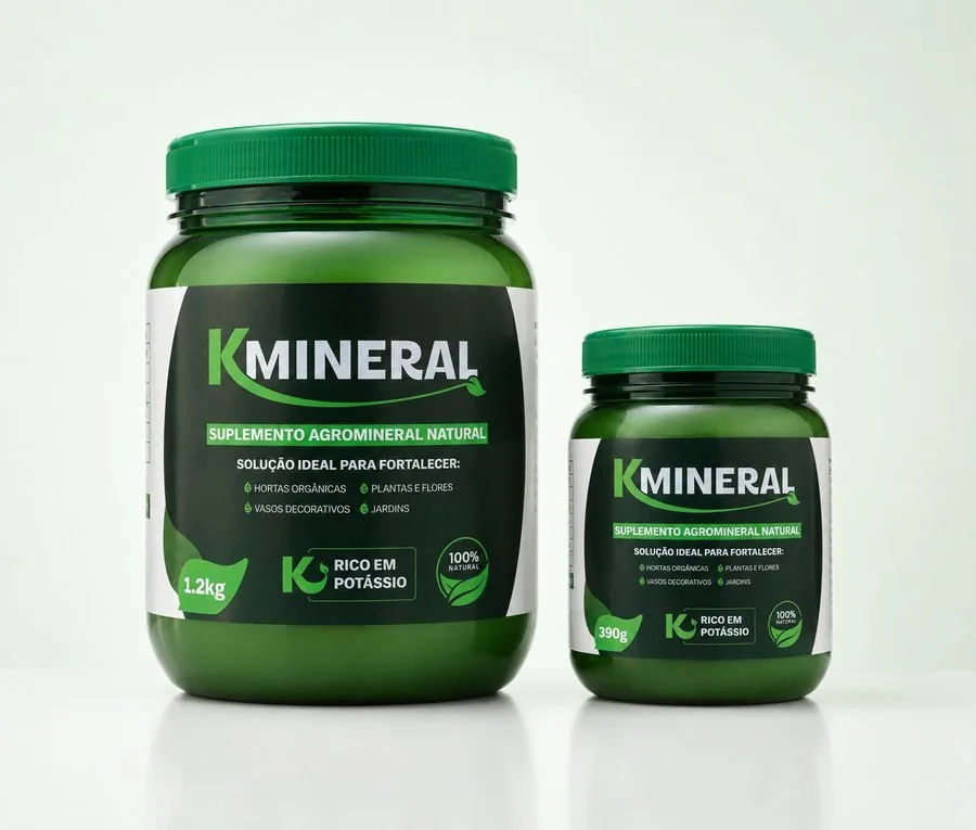 Kit Completo Kmineral: 1 pote de 1,2 kg + 1 pote de 390 g